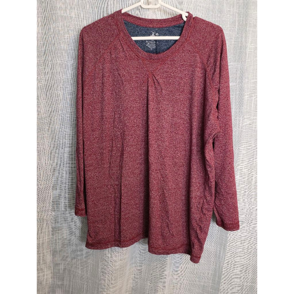 Men's Beverly Hills Polo Club‎ Long Sleeve Shirt XL Maroon
